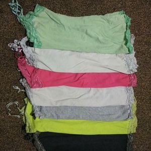 Pk of six deb tankies